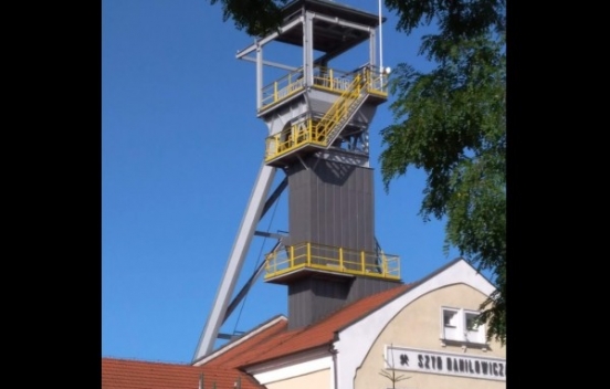 Wieża szybowa szybu Daniłowicz w Kopalni Soli Wieliczka