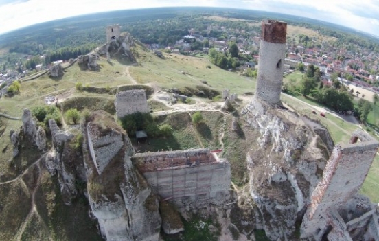 Zabezpieczenie ruin Zamku w Olsztynie, udostępnienie baszty